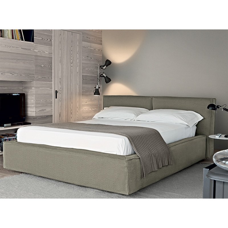 Letto Matrimoniale Imbottito Moderno King | Design Italiano
