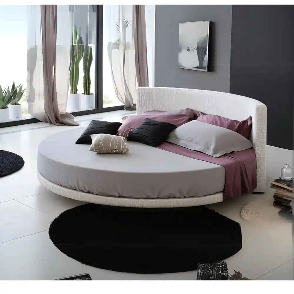 Letto Rotondo: Guida Completa al Letto più Originale per la Camera 6 Letto rotondo matrimoniale Ring design italiano INTERNO77