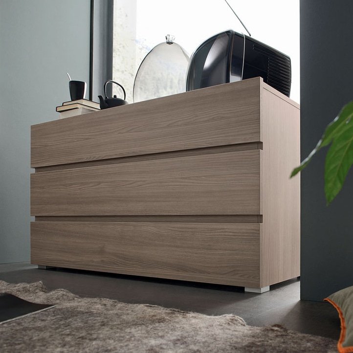 Comò Cassettone Moderno Maronese Beta 3 Cassetti L 120 cm