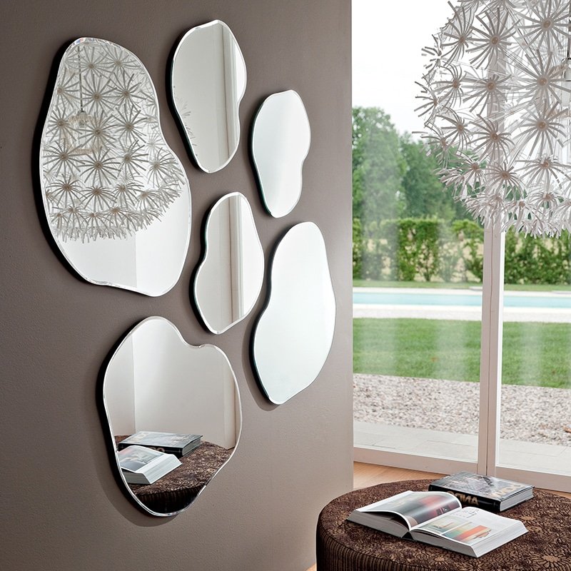 Specchio Componibile Moderno Nancy La Primavera - Design Naturale