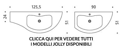 Mobile bagno curvo Arcom - Catalogo Piani in Mineralmarmo per bagno