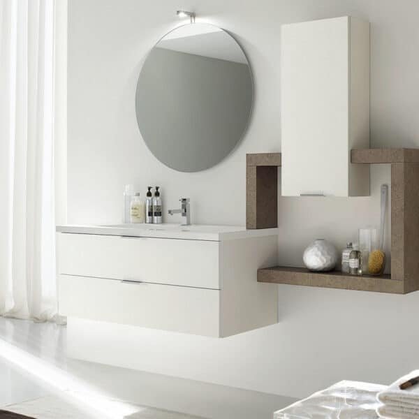 AR-FR07 - Mobile arredo bagno design L.180 cm personalizzabile COMPAB
