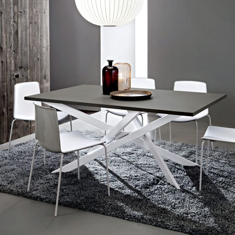 Tavolo Design Gambe Incrociate Renzo | La Primavera - Made in Italy