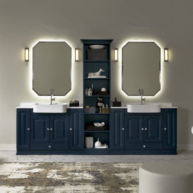 Mobile Bagno Lusso Acanthis AC18 COMPAB - Design English Style