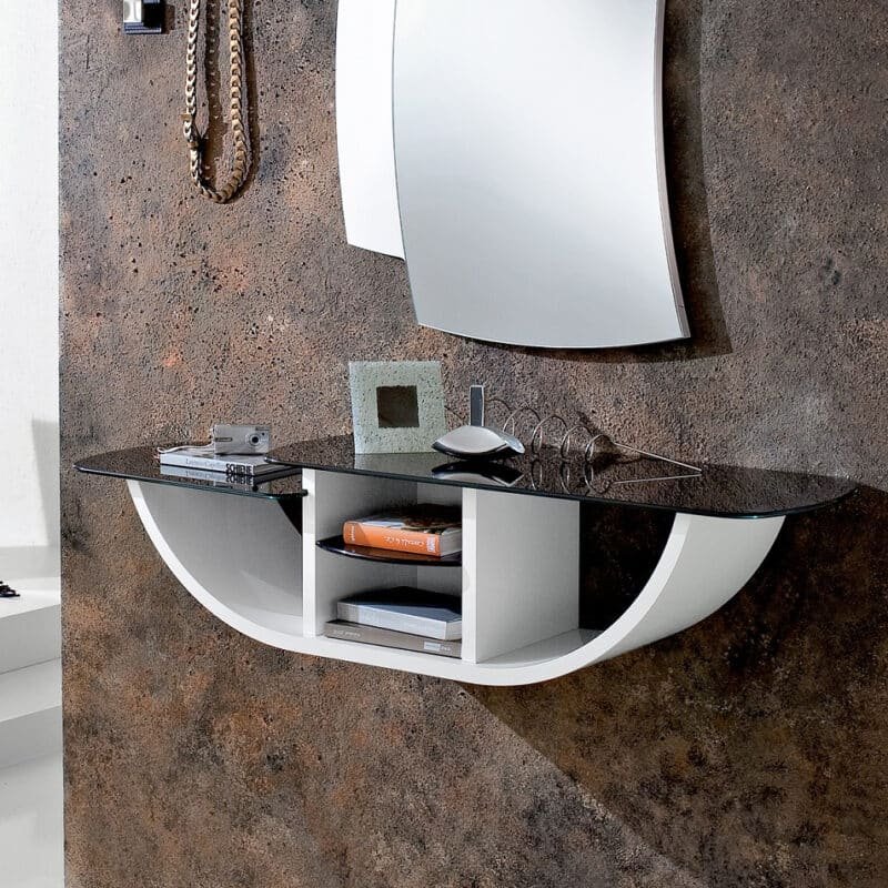 Consolle Ingresso Design Curvo Gondola La Primavera - Made in Italy