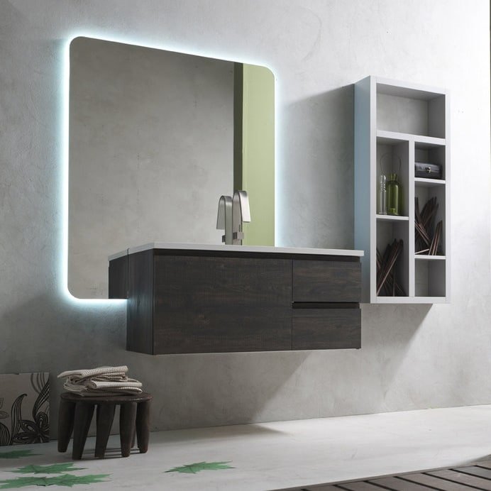 ELY J 37 - Mobile arredo bagno L 120 x P 51 cm personalizzabile ARCOM