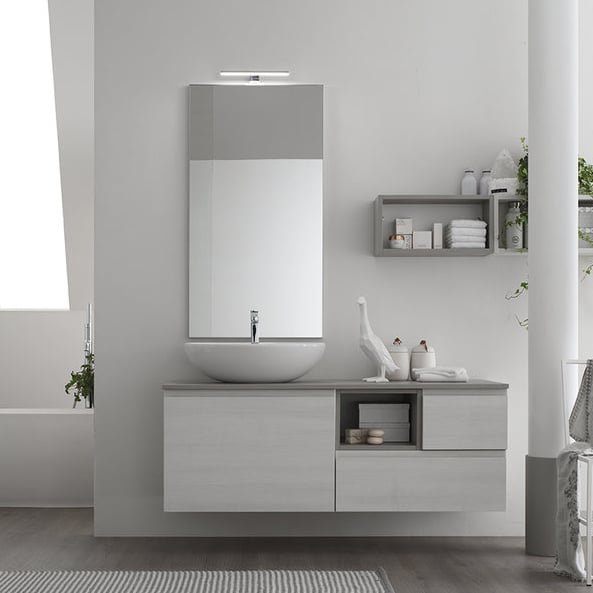 ELY J 65 - Mobile arredo bagno L 140 x P 51 cm personalizzabile ARCOM