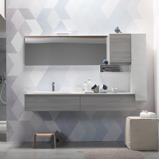 Soul Arcom Bagno  Mobile arredo bagno L 170 x P 51 cm personalizzabile
