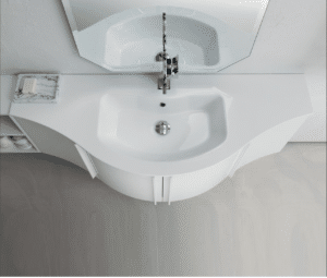 Mobile bagno design curvo - catalogo Versus
