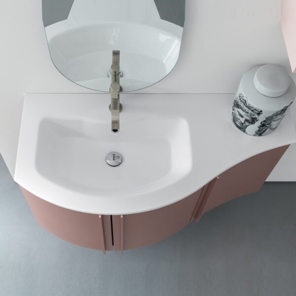 Mobile Bagno Curvo Compab BD025 A609 Versus - Design Moderno