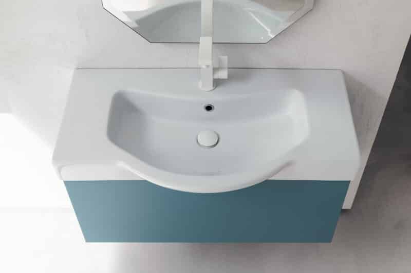 BD014 - Mobile arredo bagno design L.88 cm personalizzabile COMPAB