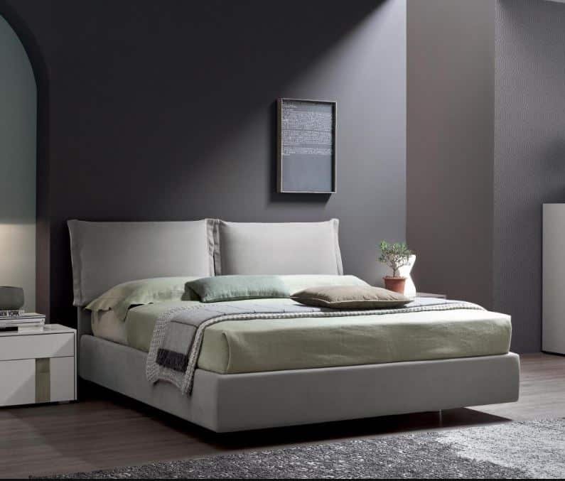 Letto Matrimoniale Lola Maronese - Design Moderno con Contenitore