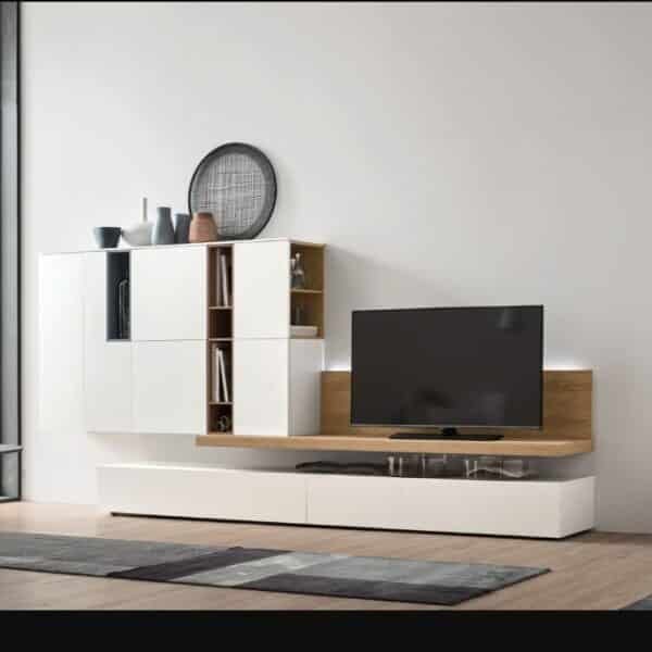 MARONESE Seta SU2104 - Mobile soggiorno moderno componibile L 334,6 cm ACF