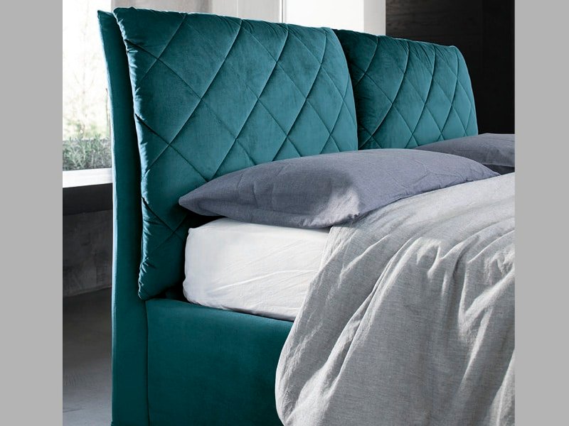 Letto Matrimoniale Geremy RigoSalotti - Testiera Trapuntata Design