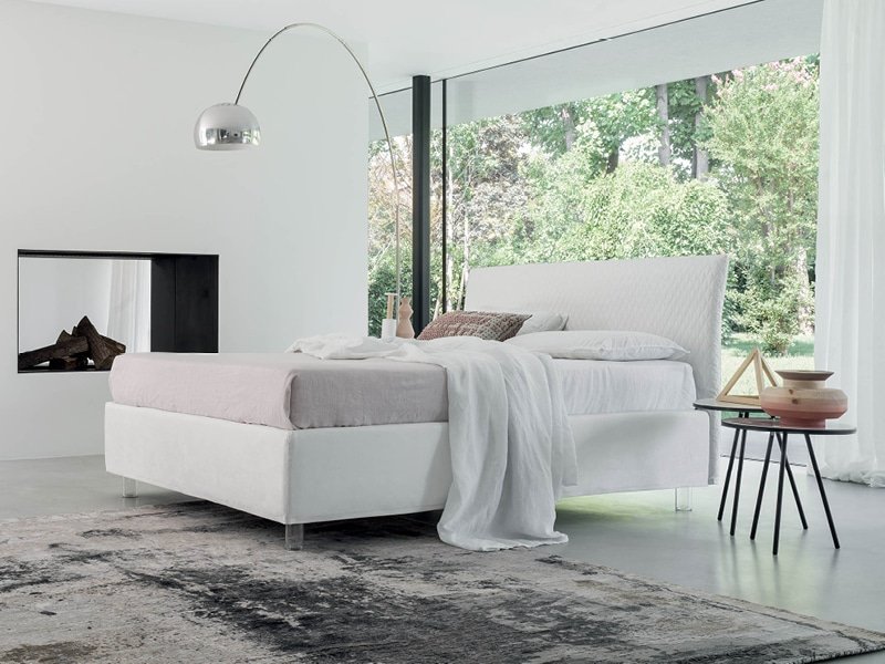 Letto Matrimoniale Loren RigoSalotti - Testiera Trapuntata Design