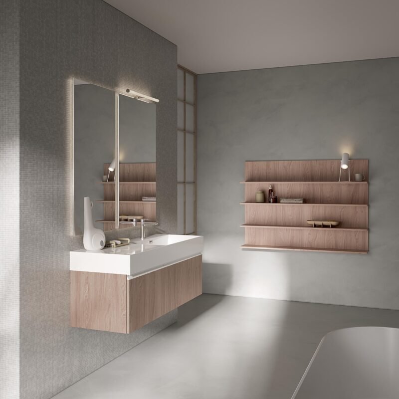 Mobile Bagno Compab BK02 - Design Moderno Sospeso