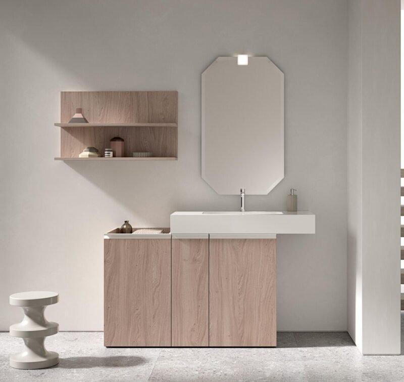 Mobile Bagno COMPAB BK11 - Design Moderno Componibile