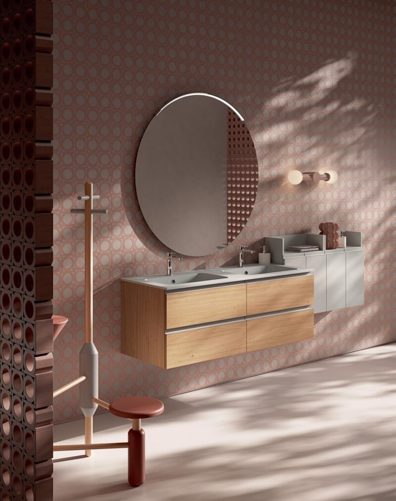 Mobile Bagno Compab IPE IP11 - Design Moderno Sospeso Personalizzabile