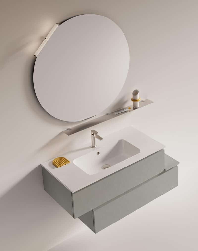 Mobile Bagno COMPAB MINI-MO MM02 - Design Moderno Compatto