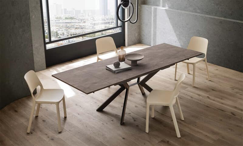Tavolo Allungabile Design Moderno Karim | La Primavera
