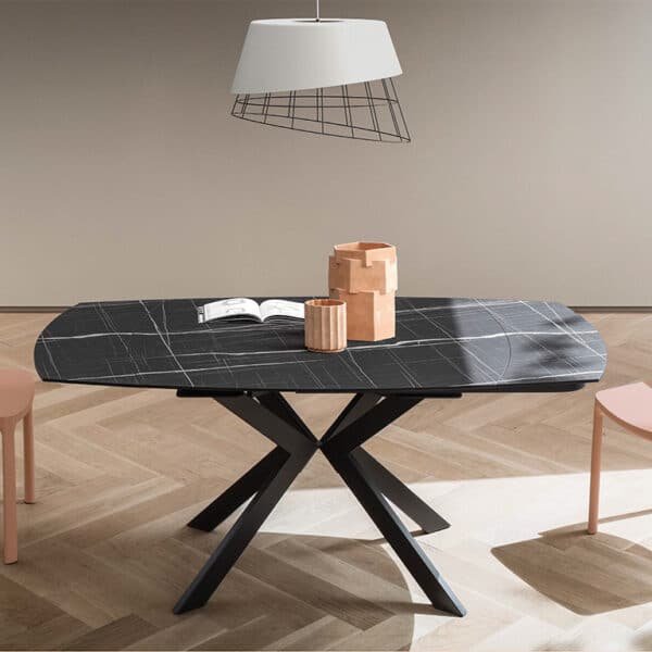 Tavolo Allungabile Girevole La Primavera Leo - Design HPL Jazz