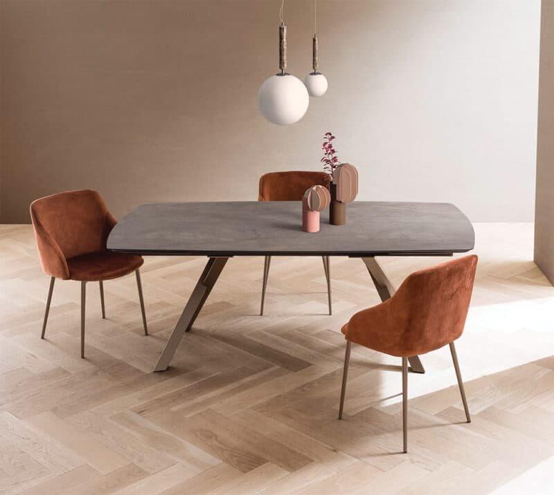 Tavolo Allungabile La Primavera Xavi 200/280cm HPL Kaspio Oro