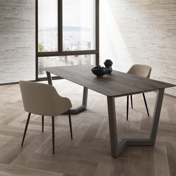 Tavolo Fisso Jacopo La Primavera - HPL Old Wood Design
