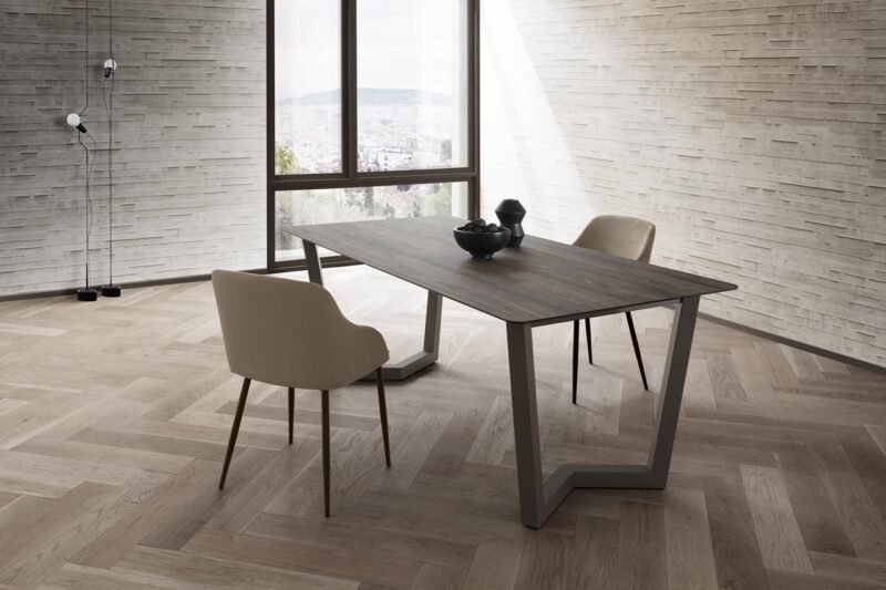 Tavolo Fisso Jacopo La Primavera - HPL Old Wood Design