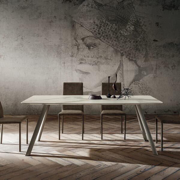 Tavolo Fisso Nicola La Primavera - Laminam Bianco Statuario