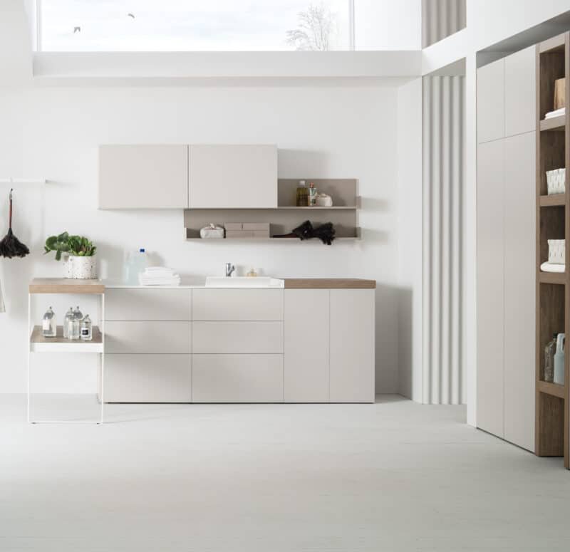 Arredo Lavanderia Design I-WASH 02 ARCOM - Soluzioni Funzionali
