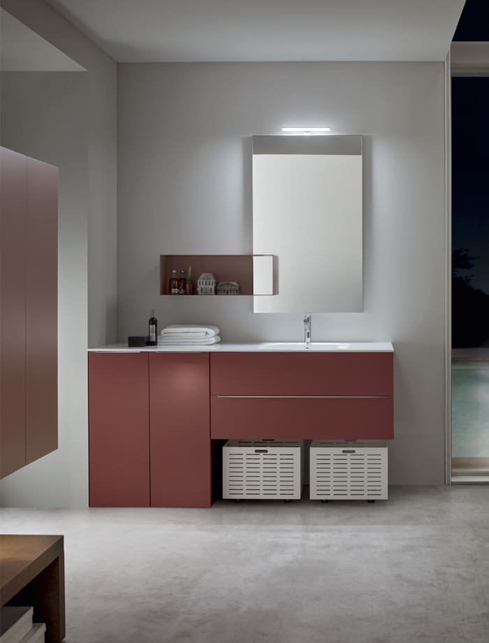 Arredo Lavanderia con Panca I-WASH 03 ARCOM - Design Funzionale