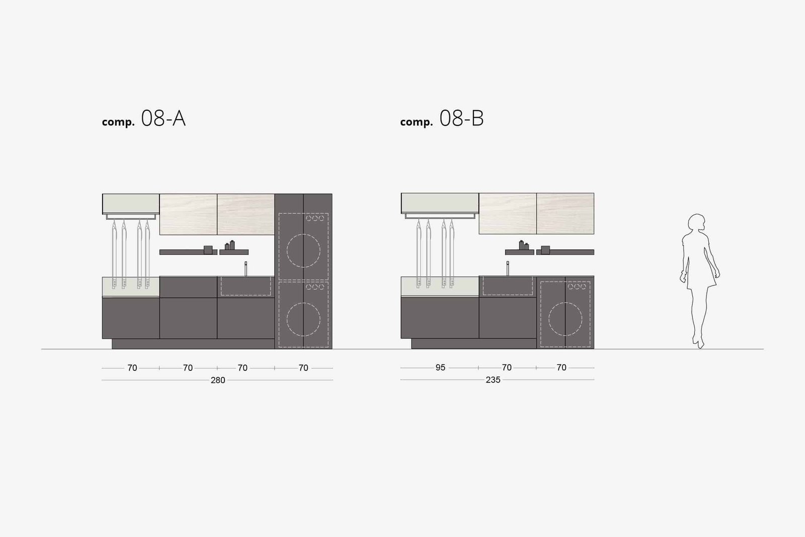 Lavanderia su misura Arcom I-WASH premium design italiano