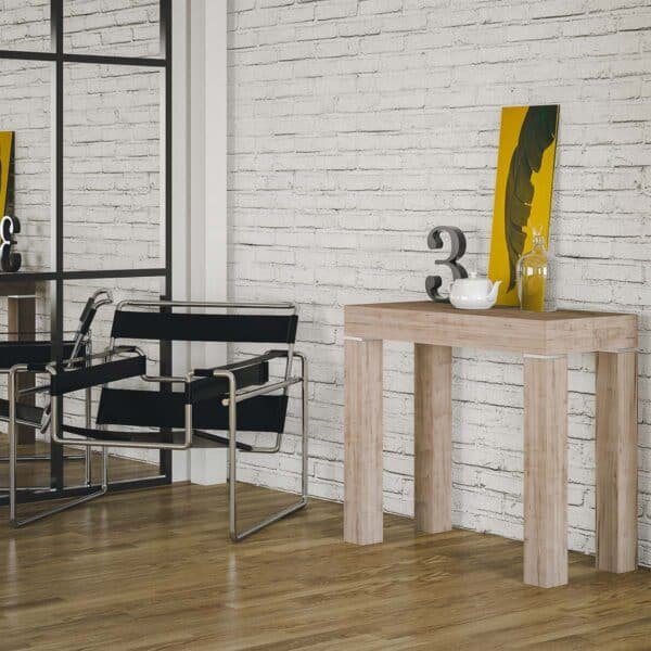 Consolle allungabile 90x40/300 cm Mixer rovere natura