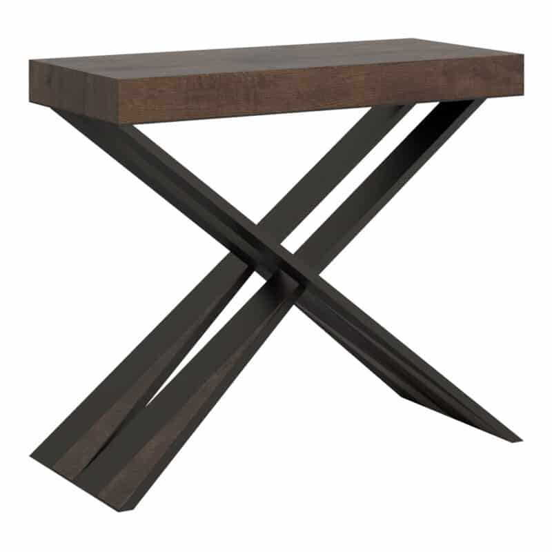 Consolle allungabile 90x40/196 cm Diago Small Premium noce
