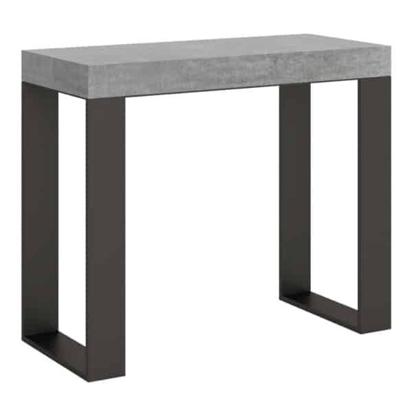 Consolle allungabile 90x40/300 cm Tecno cemento