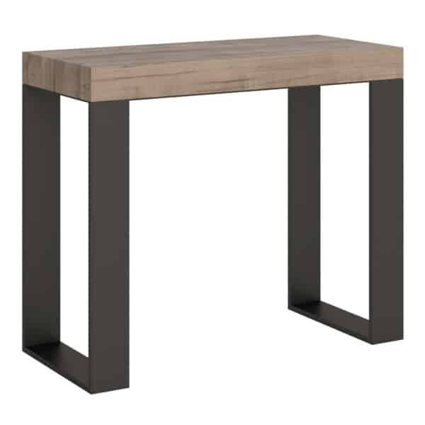 Consolle allungabile 90x40/300 cm Tecno Premium quercia natura