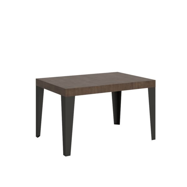 Tavolo allungabile 140/400x90 cm Flame noce gambe antracite
