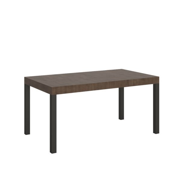 Tavolo allungabile 160/264x90 cm Everyday noce gambe antracite