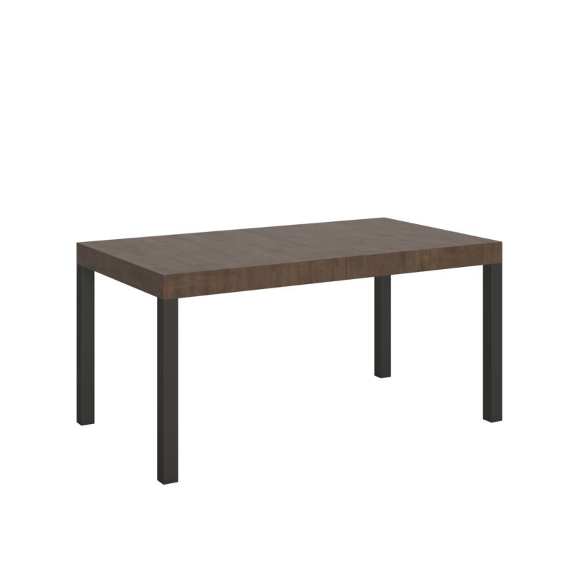 Tavolo allungabile 160/264x90 cm Everyday noce gambe antracite