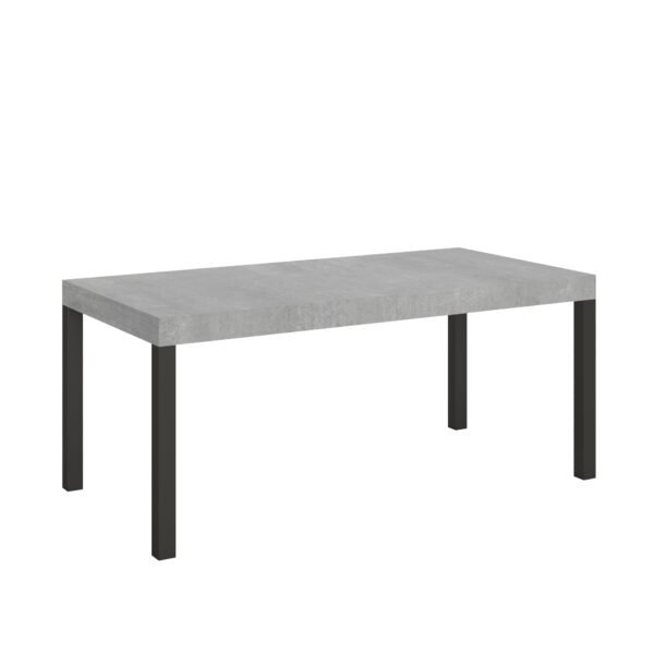 Tavolo allungabile 200/460x90 cm Everyday cemento gambe antracite