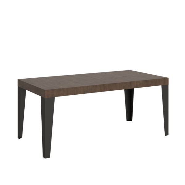 Tavolo allungabile 200/460x90 cm Flame noce gambe antracite