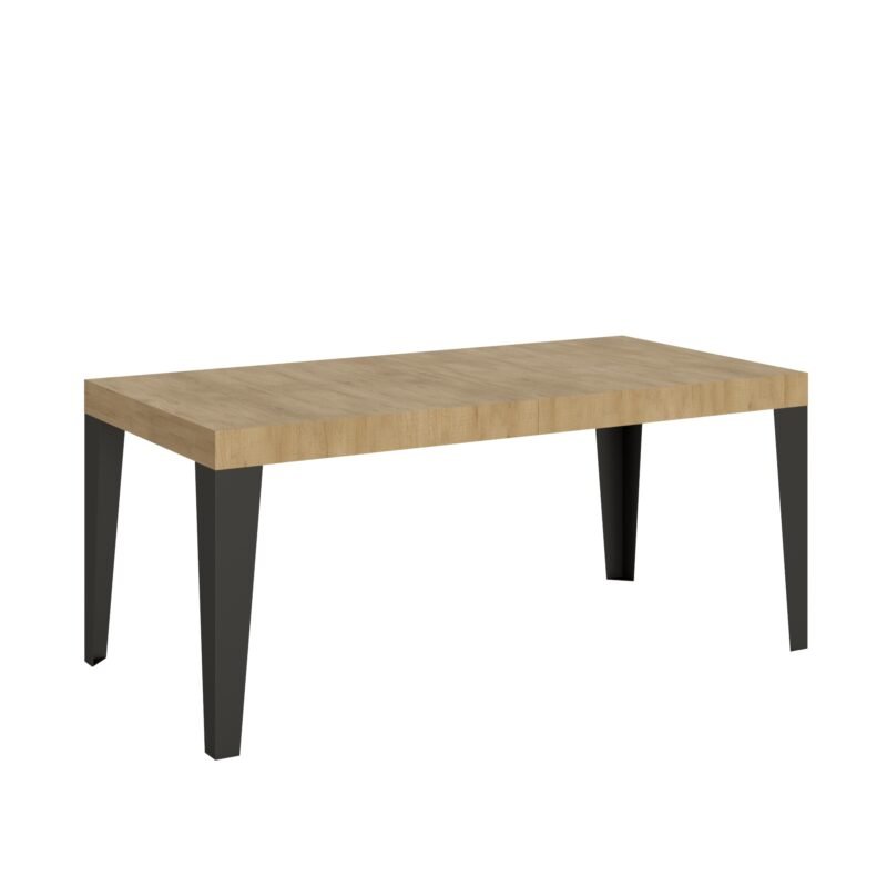 Tavolo allungabile 200/460x90 cm Flame quercia natura gambe antracite