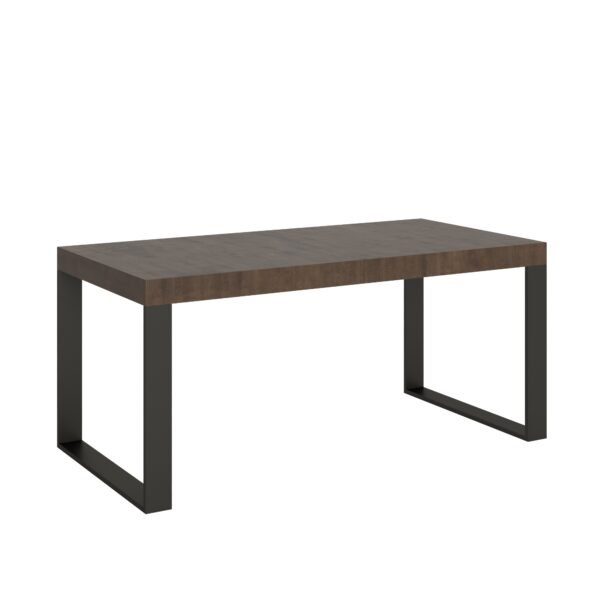 Tavolo allungabile 200/304x90 cm Tecno Premium noce gambe antracite
