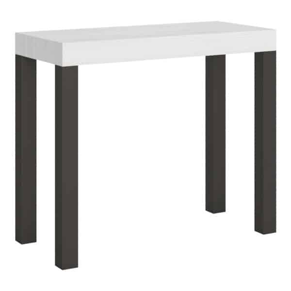 Consolle allungabile 90x40/300 cm Everyday bianco frassino