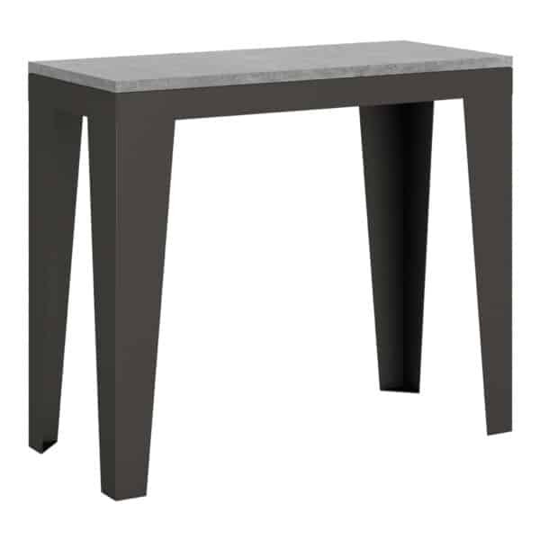 Consolle allungabile 90x40/300 cm Flame Evolution cemento