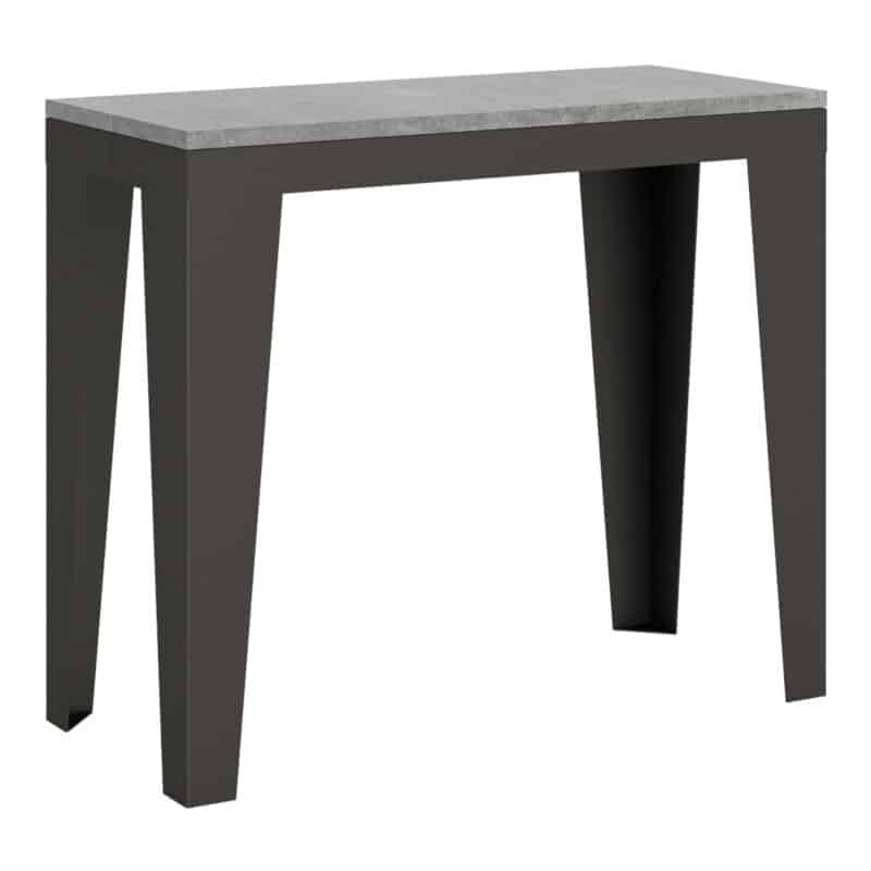 Consolle allungabile 90x40/300 cm Flame Evolution cemento