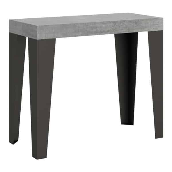 Consolle allungabile 90x40/300 cm Flame Premium cemento