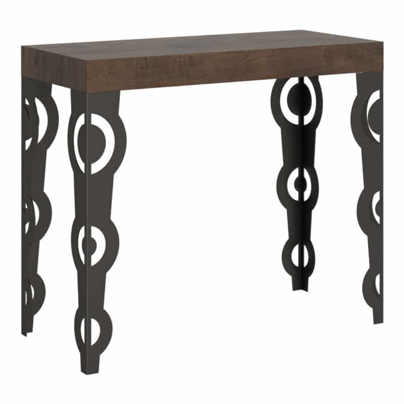 Consolle allungabile 90x40/196 cm Karamay Small noce
