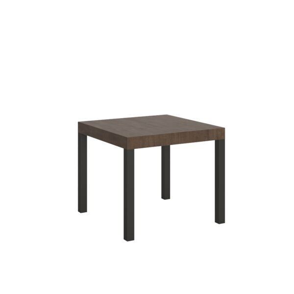 Tavolo allungabile 90/246x90 cm Everyday noce gambe antracite