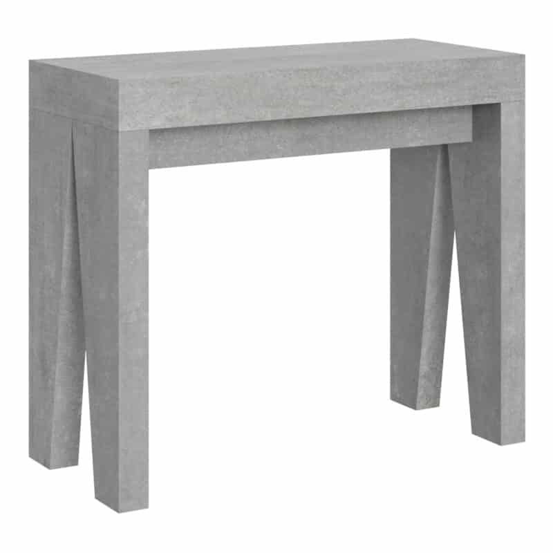 Consolle allungabile 90x40/300 cm Naxy cemento